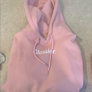 Glossier Pink Hoodie